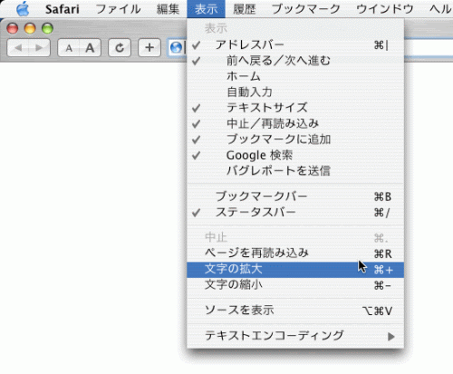 Safari（Macintosh）